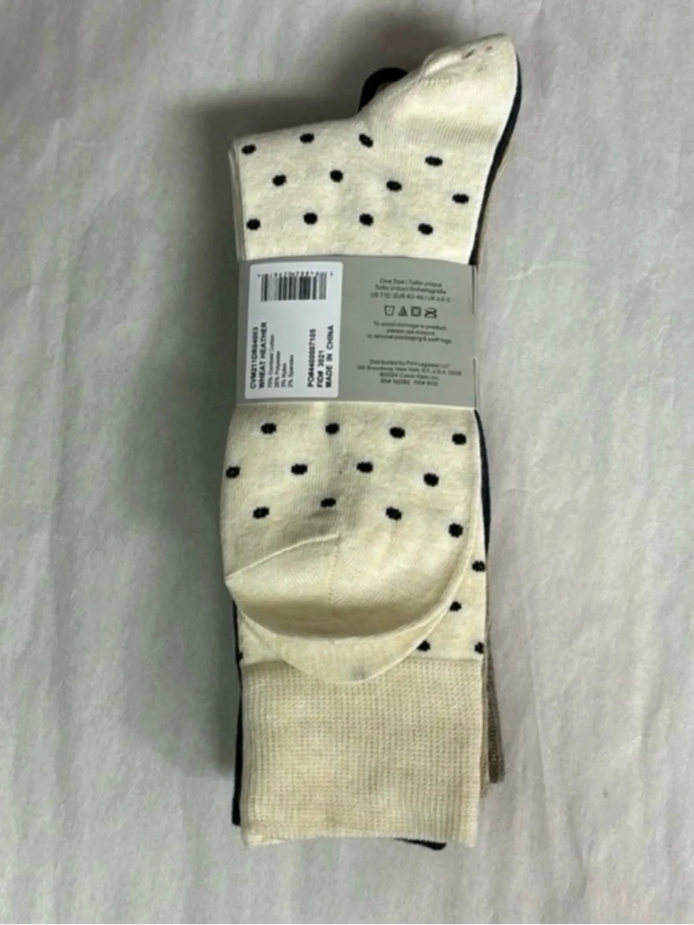 New Calvin Klein Socks 4 Pair Men’s Multicolor Casual Crew Socks Business Preppy